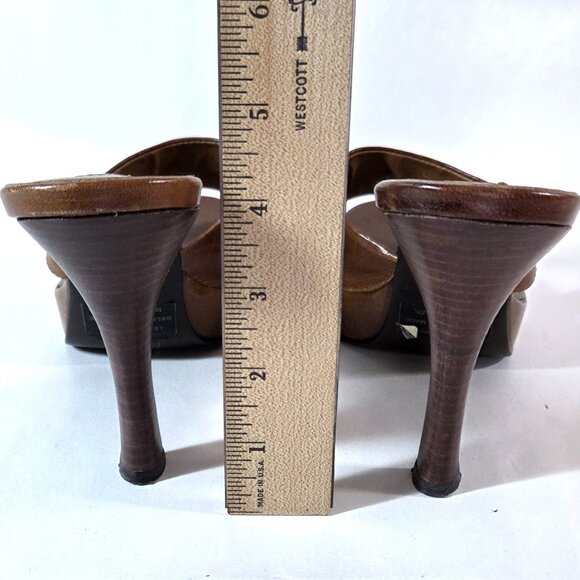 Steve Madden Suzan Leather Heeled Sandals Size 8 - Picture 3 of 4